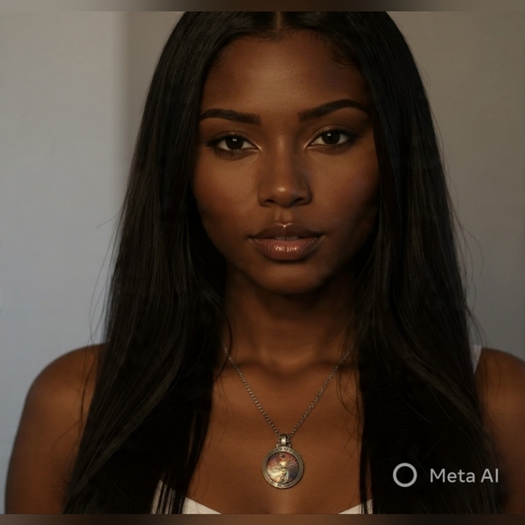 Eye Pendant Necklace with Chain - Picture 5 of 7